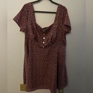 SHEIN Curve, pink floral, summer dress, 3x